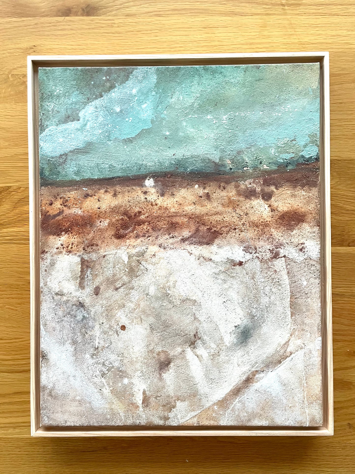 Old soul painting made with organic materials