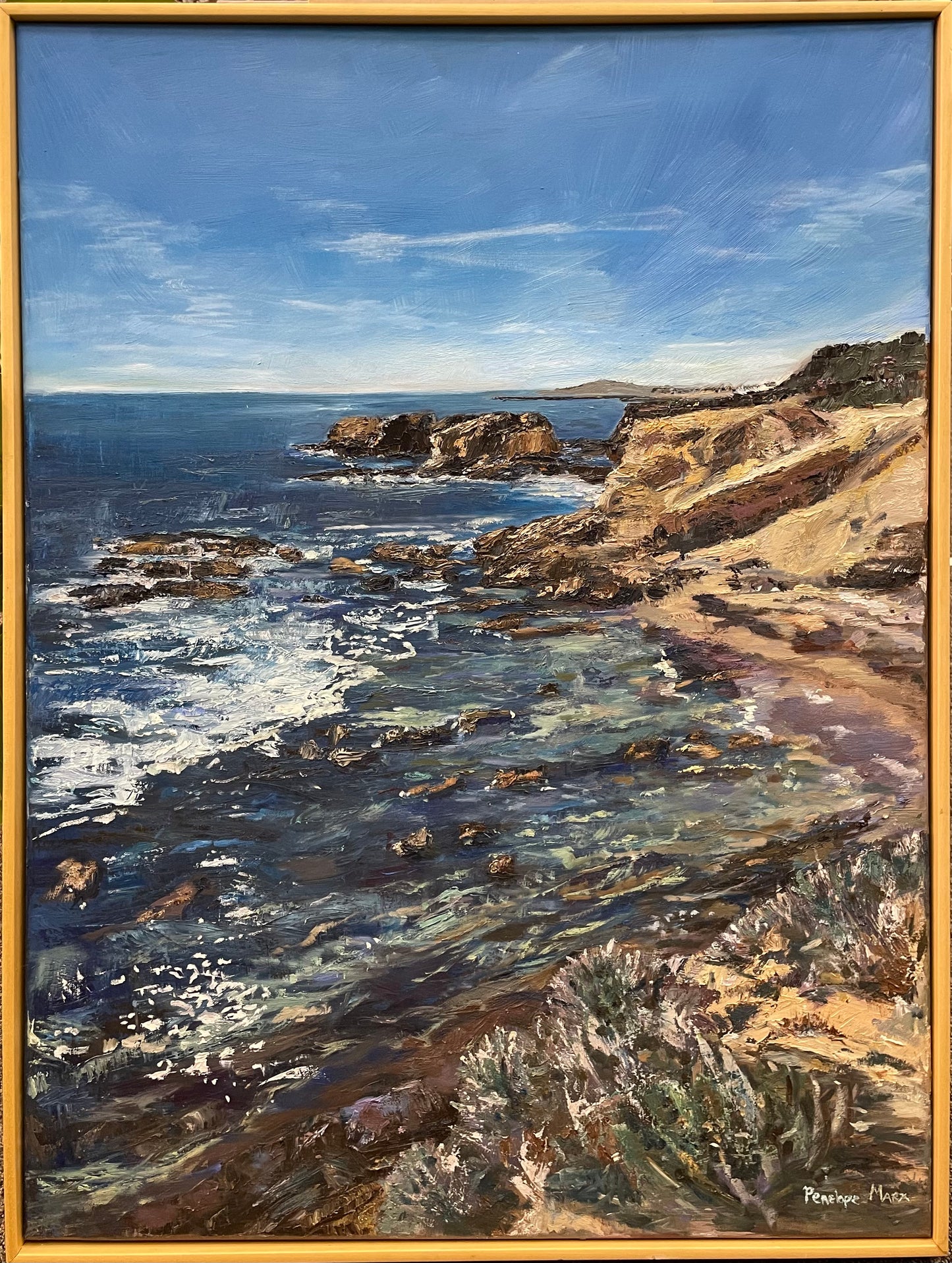 Tapestry of Sand, Sea and Sky oil painting