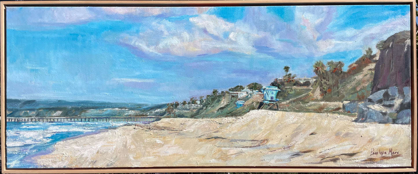 San Clemente State Beach Oil Painting